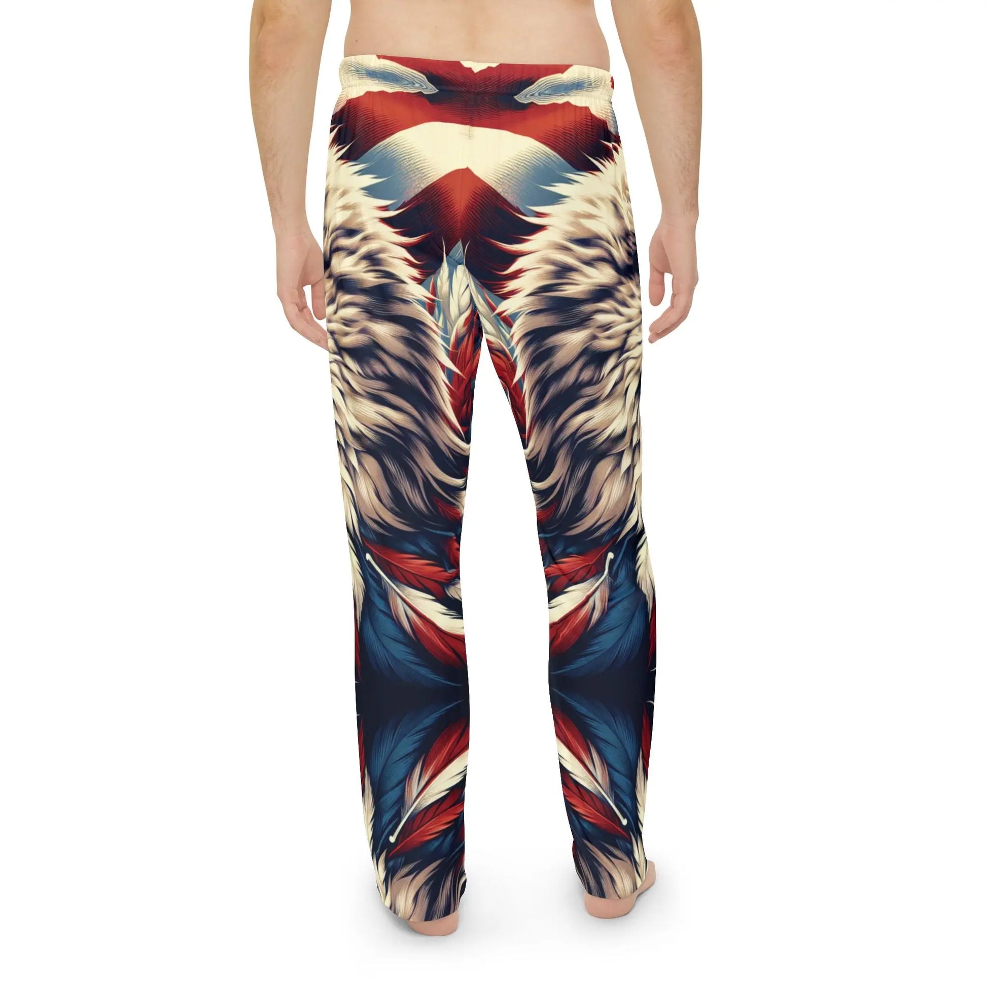 Face Off Eagle Design © Men's Pajama Pants - Envy The Eagle