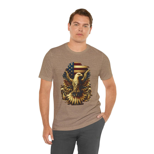 Vintage Eagle Breakaway Design © Unisex Short Sleeve Tee - Envy The Eagle