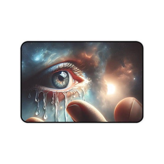 12x18 Desk Mat - God Gathers Your Tears Design