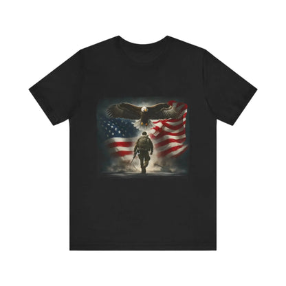 Thank You Veterans Unisex Tee – Patriotic Shirt for Men & Women | Honor Military Service with Bold Veteran Appreciation Design Envy The Eagle