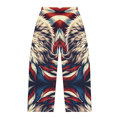 Face Off Eagle Design © Men's Pajama Pants - Envy The Eagle