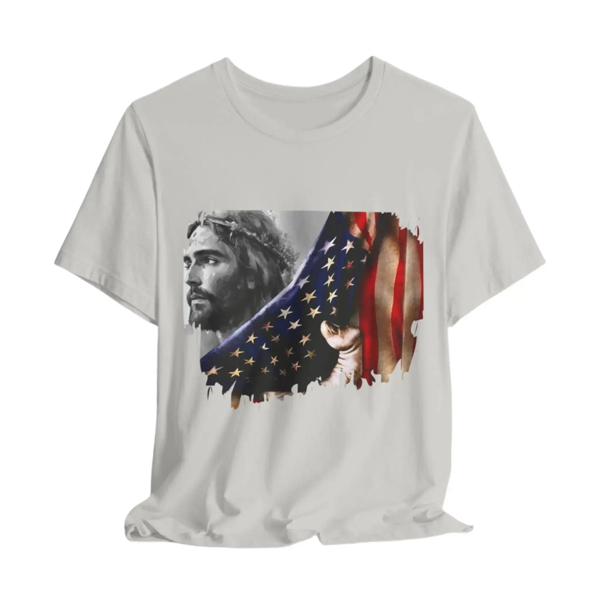 The Reveal Design Tee – Jesus American Flag Patriotic Shirt Envy The Eagle