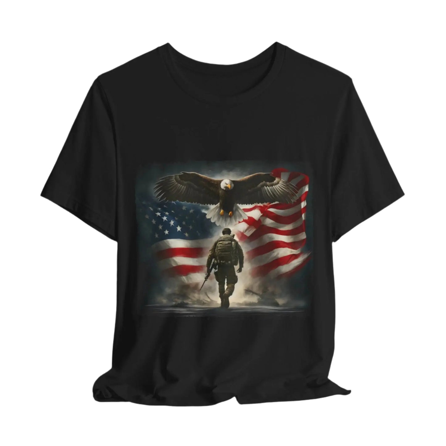 Thank You Veterans Unisex Tee – Patriotic Shirt for Men & Women | Honor Military Service with Bold Veteran Appreciation Design Envy The Eagle