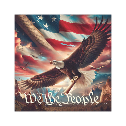 Patriotic Eagle 5x5 Car Magnet | Bold USA Eagle Design for Cars, Trucks & SUVs – Show Your American Pride Envy The Eagle